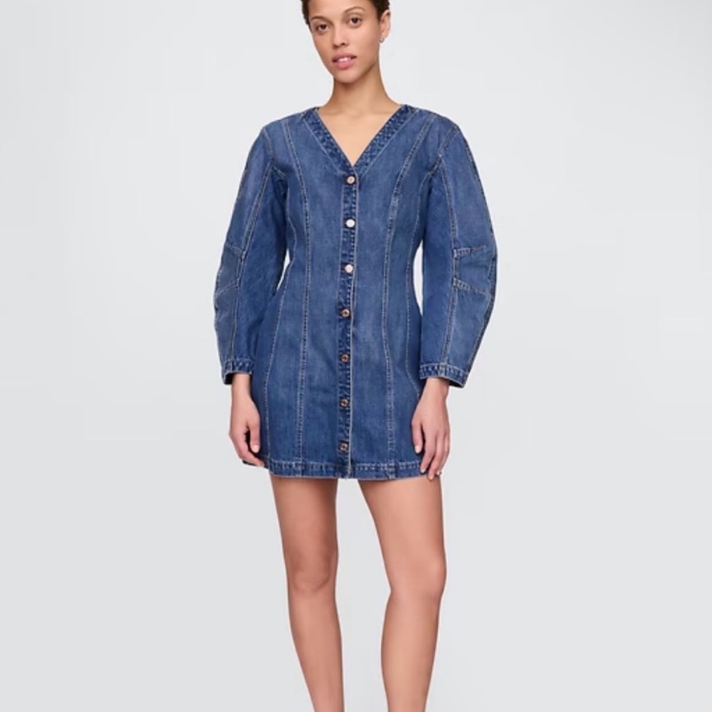 GAP Denim Barrel Dress
